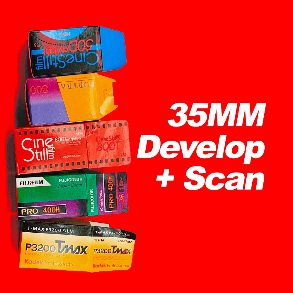 35MM DEVELOP AND SCAN, COLOR/BW/E6 APS/DISPOSABLE Thackers Film Lab - Main Image